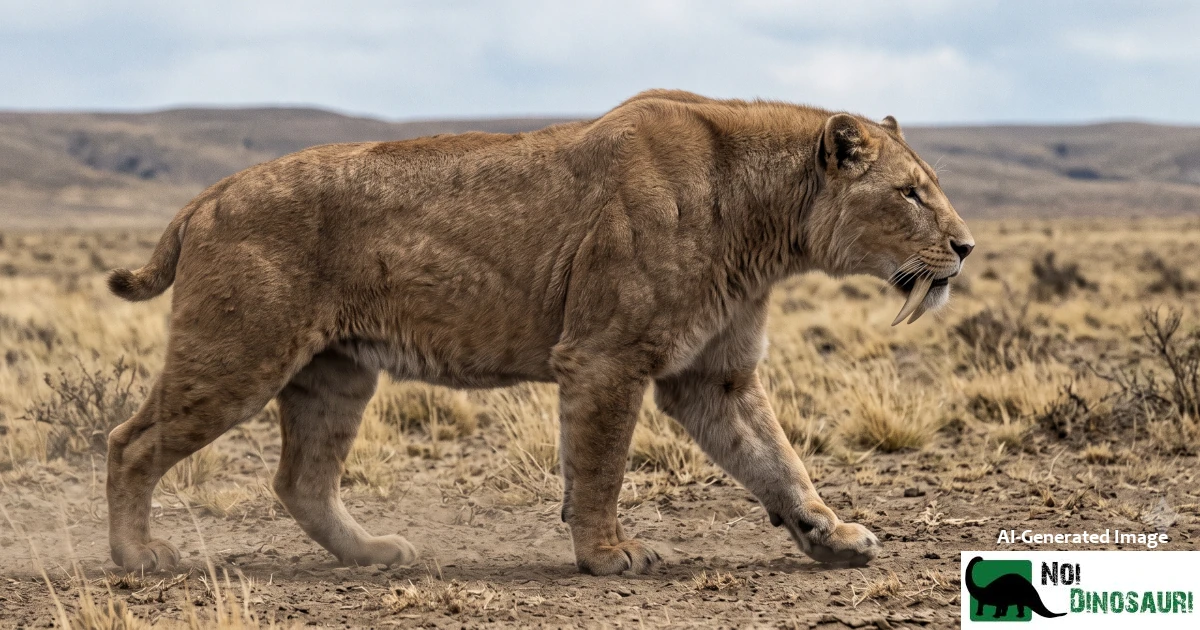 Smilodon populator nelle pianire smilodon populator