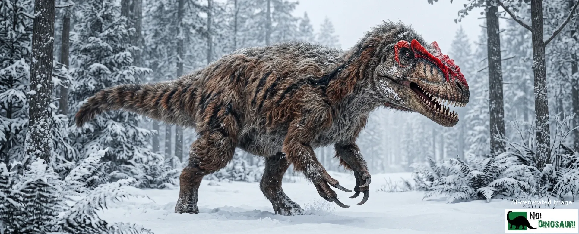 Yutyrannus foresta innevata(Formazione Yixian)